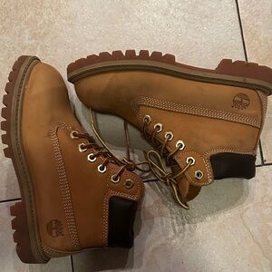 Timberland Tan Leather Boots